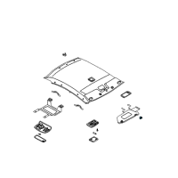 OEM 2002 Nissan Altima Holder SUNVISOR Diagram - 96409-8J000