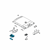OEM 2005 Nissan Altima Lamp Assembly-Map Diagram - 26430-ZB002