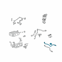 OEM Honda CR-V Sensor, Middle Oxygen Diagram - 36532-RZA-004