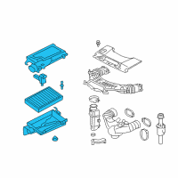 OEM 2016 Lexus LS600h Cleaner Assy, Air W/Element Diagram - 17800-38022