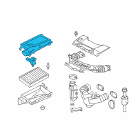 OEM 2014 Lexus LS600h Cap Sub-Assy, Air Cleaner Diagram - 17705-38081