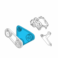 OEM 1995 Toyota Camry AC Belt Diagram - 90916-02401-83