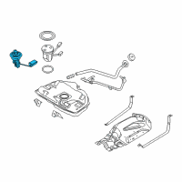 OEM Mercury Milan Fuel Gauge Sending Unit Diagram - 7E5Z-9275-C
