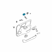 OEM 2000 Chevrolet Malibu Switch Asm-Side Window (Master) Diagram - 22706008