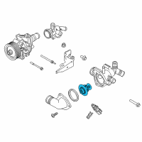 OEM 2019 Ford Transit-350 HD Thermostat Diagram - XS7Z-8575-A