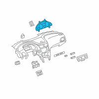 OEM 2009 Buick Enclave Instrument Cluster Assembly Diagram - 23172423