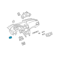 OEM 2009 Buick Enclave Headlamp Switch Diagram - 22899573