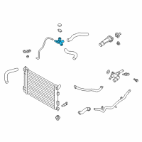 OEM Kia Forte Koup Filler Neck Assembly-Radiator Diagram - 253293X600