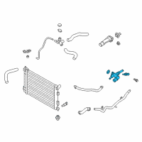 OEM Hyundai Veloster Control Assembly-Coolant Temperature Diagram - 25600-2E000