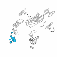 OEM 2020 Kia Telluride Pad U Diagram - 84640S9100WK