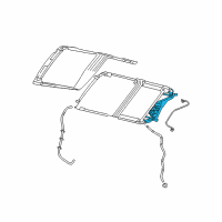 OEM 2008 Jeep Commander Motor-SUNROOF Diagram - 68056964AA