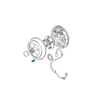 OEM Chrysler PT Cruiser Wheel Stud Diagram - 5204272AB