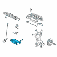 OEM 2020 Honda Civic Pan Assembly, Oil Diagram - 11200-5BF-A00