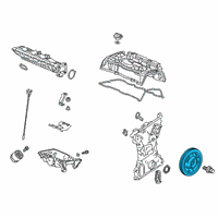 OEM 2020 Honda Civic Pulley, Crankshaft Diagram - 13810-RPY-G01