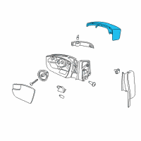 OEM Ford Escape Mirror Cover Diagram - GJ5Z-17D742-CAPTM