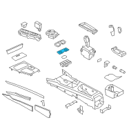 OEM 2015 BMW ActiveHybrid 7 Rubber Insert, Drink Holder Diagram - 51-16-9-179-819