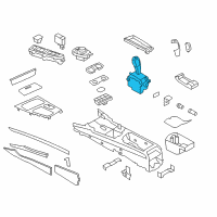 OEM 2014 BMW 750Li Gear Selector Switch Diagram - 61-31-7-950-394