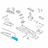 OEM 2011 BMW 740i Trim Panel, Centre Console, Front Right Diagram - 51-16-9-171-274