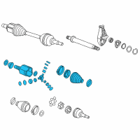 OEM 2013 Chevrolet Sonic Inner Joint Diagram - 95228741