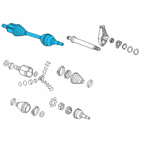 OEM 2014 Chevrolet Sonic Axle Assembly Diagram - 95262211