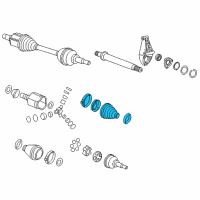 OEM Chevrolet Sonic Inner Boot Diagram - 95228726