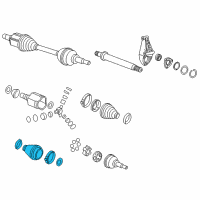 OEM 2012 Chevrolet Sonic Outer Boot Diagram - 42527030