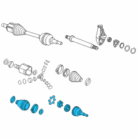 OEM 2017 Chevrolet Sonic Outer Joint Diagram - 95228684