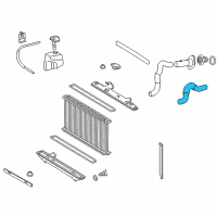 OEM 2011 Toyota Camry Lower Hose Diagram - 16571-0H100