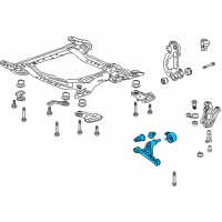 OEM Buick Envision Lower Control Arm Diagram - 84166544