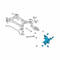 OEM 2003 Infiniti M45 Housing-Rear Axle, RH Diagram - 43018-AG010