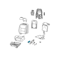 OEM 2002 Lincoln LS Seat Switch Diagram - XW4Z-14A701-CA