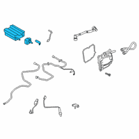 OEM Ford Edge Vapor Canister Diagram - K2GZ-9D653-A