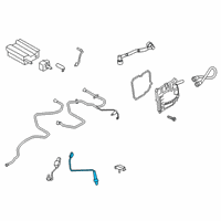 OEM Ford Bronco Lower Oxygen Sensor Diagram - K2GZ-9G444-D