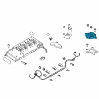 OEM 2017 Nissan Rogue Fan-Battery Case Diagram - 295D0-4BU0A