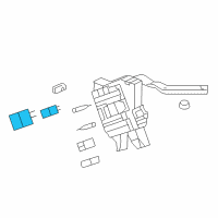 OEM Hummer H3 Compressor Relay Diagram - 21997416