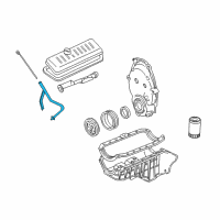 OEM 2000 Chevrolet Silverado 1500 Oil Tube Diagram - 12561672