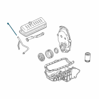 OEM 2000 GMC Sierra 1500 Dipstick Diagram - 12555563