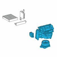 OEM 2014 Lexus RX450h Blower Assembly Diagram - 87130-48291