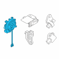 OEM 2021 Infiniti QX50 Steering Air Bag Wire Assembly Diagram - 25554-5NA1A