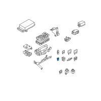 OEM 2015 Lincoln MKX Maxi Fuse Diagram - 7T4Z-14526-B