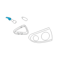 OEM 2005 Pontiac Sunfire Socket Diagram - 89025035