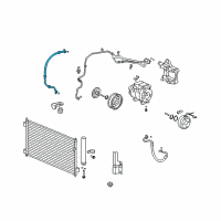 OEM 2013 Honda Crosstour Hose, Suction Diagram - 80311-TP6-A01