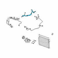 OEM 2009 Saturn Vue Hose Asm-A/C Evaporator Thermal Expansion Valve Diagram - 25891832