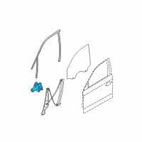 OEM 2008 BMW 328xi Power Window Motor Front Left Diagram - 67-62-6-927-027