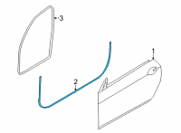 OEM BMW M4 DOOR WEATHERSTRIP Diagram - 51-76-5-A08-5F3