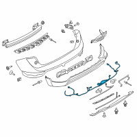 OEM 2019 Lincoln MKC Park Sensor Diagram - EJ7Z-15K859-B