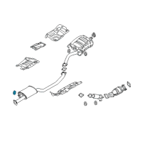 OEM Hyundai Elantra Hanger Diagram - 28761-2B000