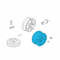 OEM Acura RDX Disk, Aluminum Wheel (18X7 1/2J) (TPMS) (Enkei) Diagram - 42700-STK-A82