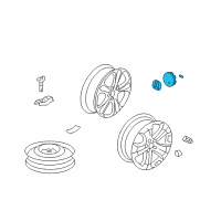 OEM 2008 Acura RDX Cap, Wheel Center (Sbc Chrome Look) Diagram - 08W18-SJA-200R1