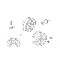 OEM Acura Cap Assembly, Aluminum Wheel Center Diagram - 44732-STK-A90